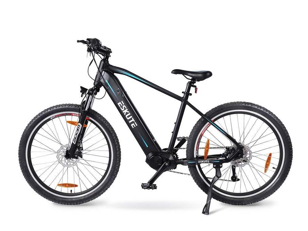 A Mountain Electric Bike on Stand