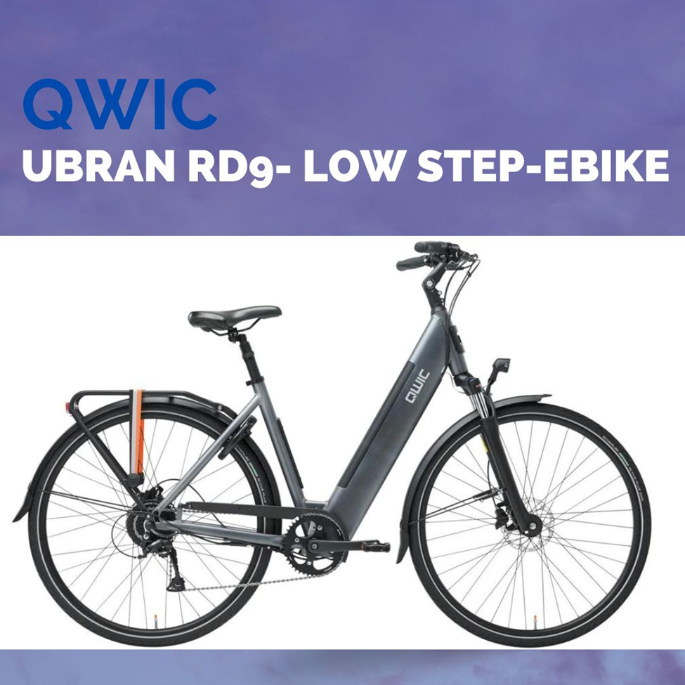 QWIC UBRAN RD9- LOW STEP-EBIKE