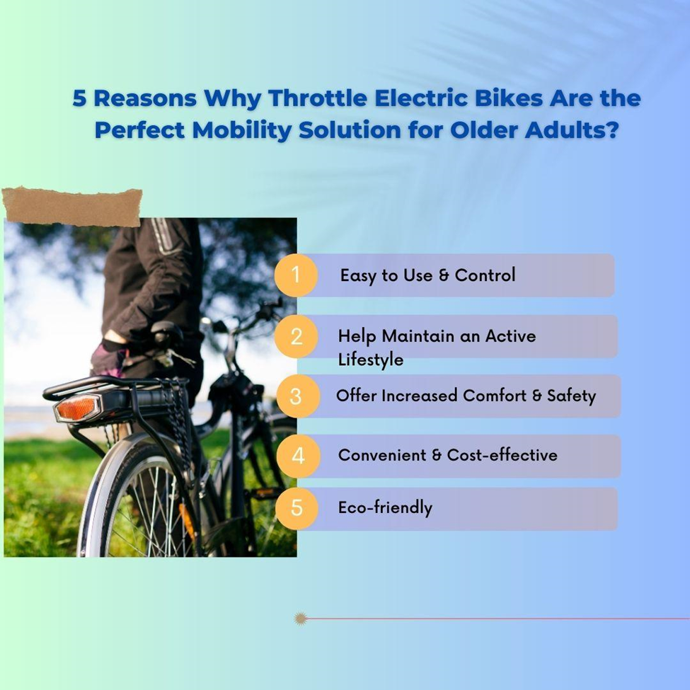 5 Reasons Why Electric Bikes are the Perfect Mobility Solution For Older Adults?
