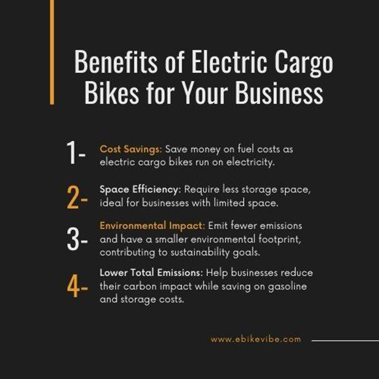 Benefits of Electric Cargo Bikes For Business