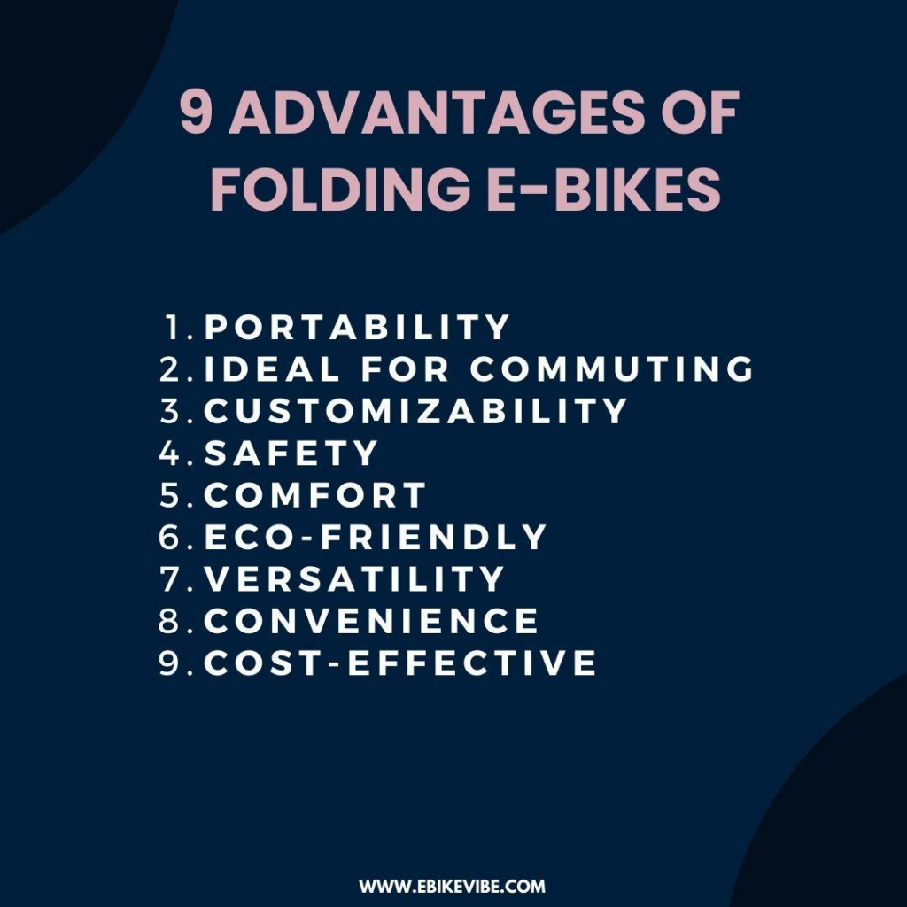 9 advantages of folding ebikes