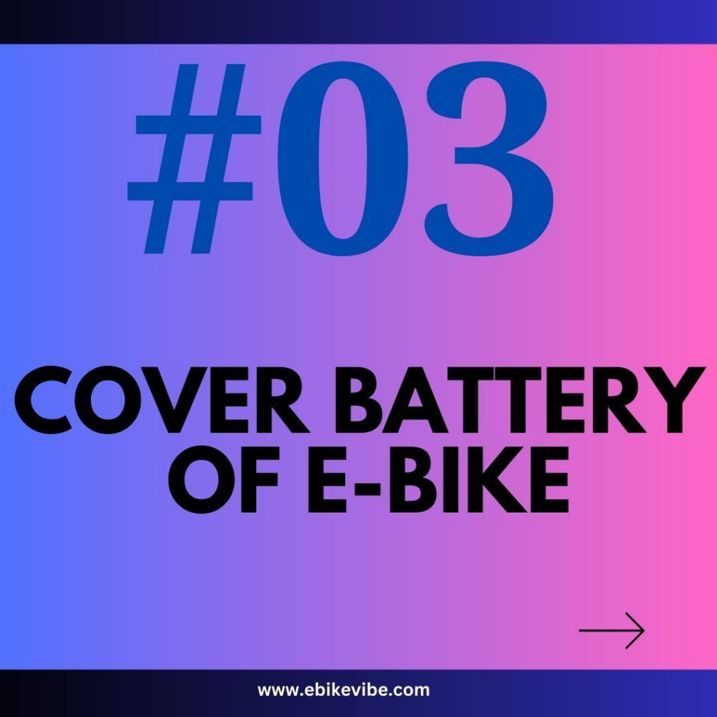Cover Battery of E-bike.