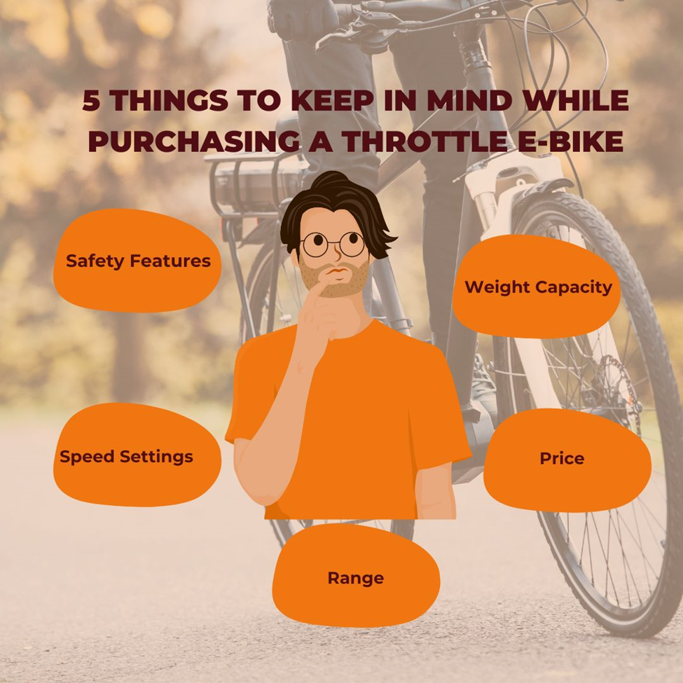 5 Things to Keep in Mind While Purchasing A Throttle E-Bike