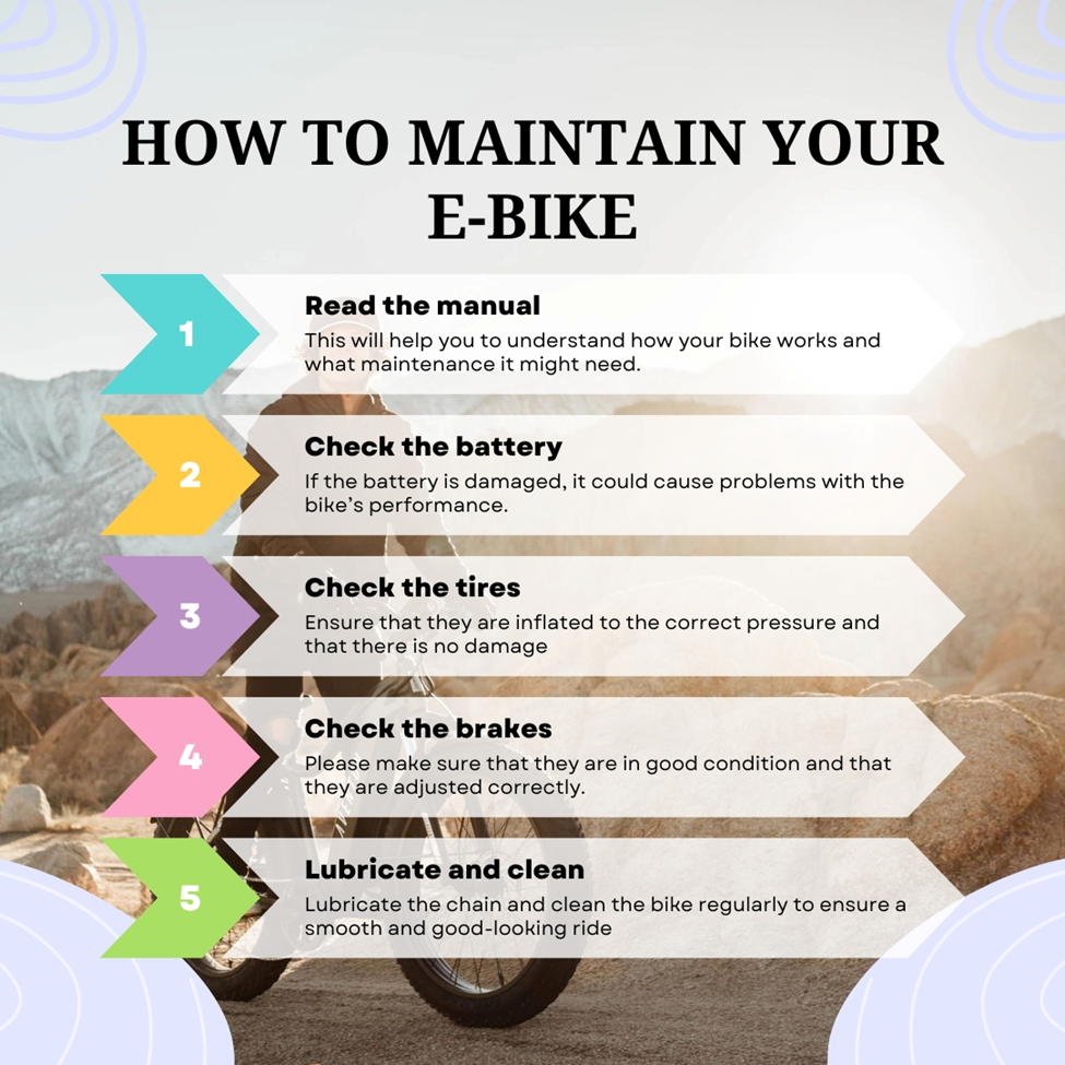 6 Tips on How To Maintain Your E-Bike