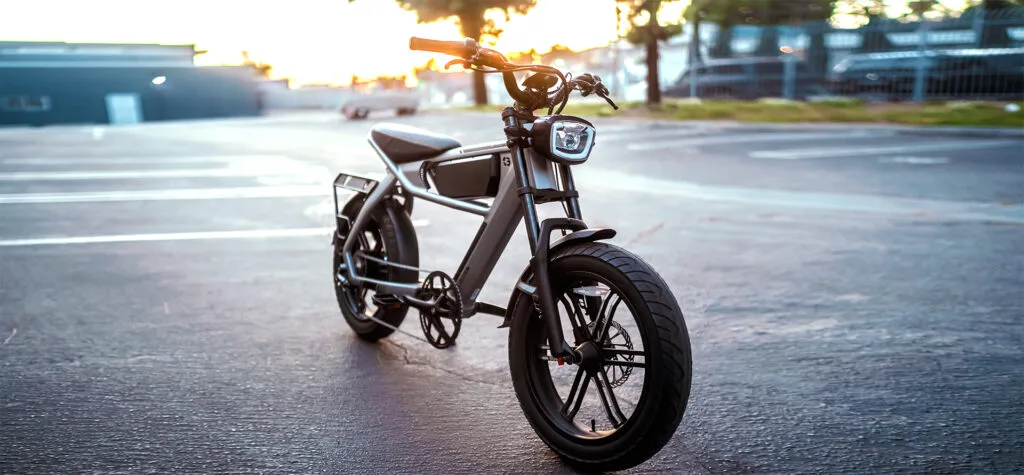 Moped Style Electric Bikes.